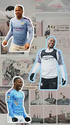 曼城拼贴壁纸
via 微博@偷偷放屁_ 