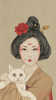 天清继采集到古装 造型
