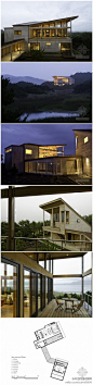 筑龙网建筑师圈：Coastal Residence私人住宅，Boora Architects设计。该项目坐落在俄勒冈州海岸，主张室内空间与室外的自然景观开放式结合。住宅是由三个部分组成，庭院建筑与过道景观相互融合，创造良好的内外部空间的交流。http://t.cn/zOMzPw6