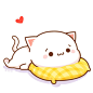 #蜜桃猫#懒懒的...对望   ˊo̴̶̷̤⌄o̴̶̷̤ˋ ​​​​
