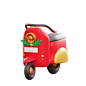 Vespa - 20款3D矢量圣诞节插画图标素材下载 Christmas - 3D Icon Premium Pack .blender .psd .figma