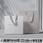 qq28275342创意简约白色手提袋高档纸袋场景样机 (5)