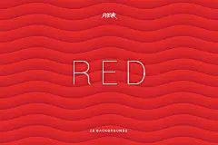 红色主题 | 柔和抽象波纹背景合集 Red | Soft Abstract Wavy Bgs - 贝图网