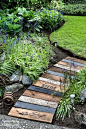 DIY Garden Path + Walkway Ideas - how to connect your outdoor spaces for pretty, safe, clean walking surface. Add curb appeal and value to your home.