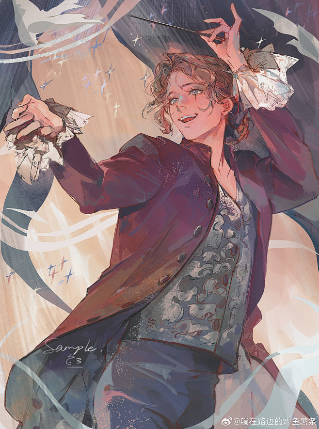 #摇滚莫扎特# 爽画... - @躺在路...