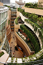 I would like to see far more Landscape Architecture like this in NZ - we need to bring our uniqiue fern and native flora to the urban landscape...Namba Parks Shopping Mall - Osaka, Japan