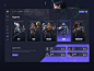 Tournament & Esports Platform - Valorant Agents ux interface userinterface experience user ui games game figma esports competitive valorant brackets bracket tournaments tournament