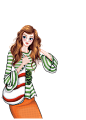 @模库 卡通女孩_免扣png_手绘/卡通_模库(51Mockup)