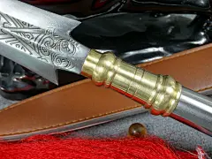 龙泉剑宝剑实心兵器长枪直剑霸王枪亮银枪影视道具镇宅 未开刃-淘宝网