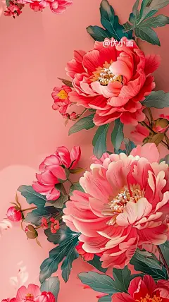 牡丹花开富贵来春暖花开好运来壁纸 - 小红书