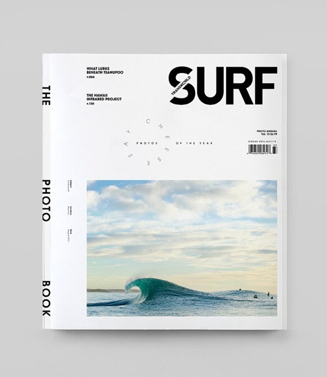 SURF雜誌封面的簡潔改版 : Desi...