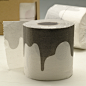 Creatife创意个性特价彩色无毒卫生纸 瀑布流黑印花卷筒纸厕纸