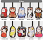 JETOY 韩国可爱猫咪行李挂牌托运标记旅行箱吊牌行李牌包挂件卡套-淘宝网