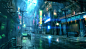 Dreamfall blue cities city lights cyberpunk wallpaper (#2878032) / Wallbase.cc