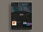 Self-Driving Car Interface tesla route maps cluster navigation automotive self-driving car dashboard