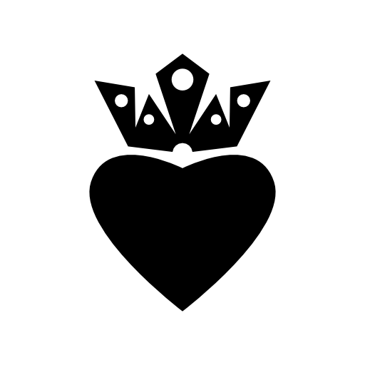 心形皇冠图标