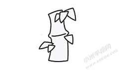 简笔画竹子画法步骤图示，竹子的简单画法- 小米手绘网