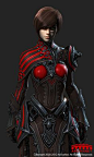 Guild Wars 2 Human female light armor Ambassador Picture  (3d, fantasy, character, girl, woman, warrior)