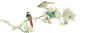 水墨水彩国画png素材
