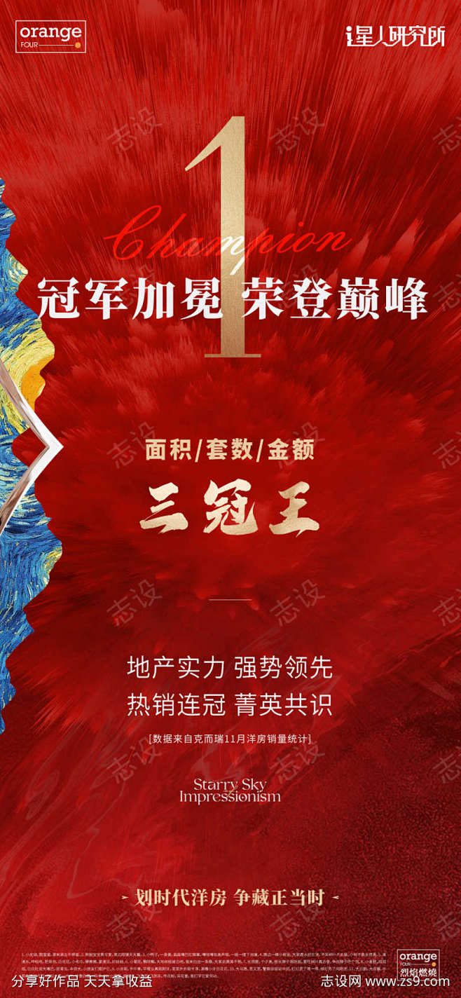 地产红金海报_源文件下载_1126X24...