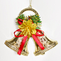 经典立体单面双铃铛 圣诞铃铛挂串 挂饰 圣诞树上装饰 圣诞节装饰-淘宝网