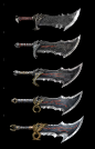 Weapons, Yefim Kligerman : Did a bunch of weapons for the game, here's a sampling. Big thanks to Dela Longfish and Jose Cabrera for their help on these.