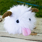 Adorable Handmade Poro Plushie on Etsy, https://www.etsy.com/listing/152139049/poro-plushie-from-league-of-legends: 