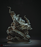 Chinese dragon statue(ZBrush2018beta test), Zhelong Xu : I am very proud to be a ZBrush2018 test artist. This is one of the works created using the ZBrush2018 beta. Sculptris pro and new features are great!