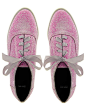 英国代购 ASOS新款超美金属粉色系带平底鞋-淘宝网