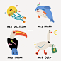 ‍100只小动物涂鸦｜NO.1-4 ：）