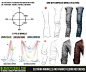 Clothing Wrinkles and Fabric Folding Reference by ConceptCookie