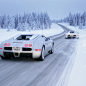  ICE COOL! Two Amazing Bugatti's Blending in with their surroundings!