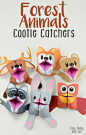 Forest Animals Cootie Catchers Origami: 