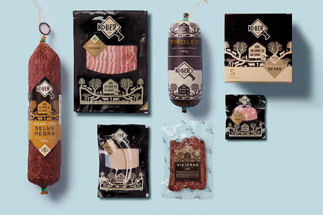 Koller 肉类品牌视觉形象设计-古田...