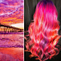 Hairdresser Is Inspired By Nature To Create Colored Hair And The Result Is Incredible