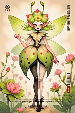 动漫人物创意角色-虫姬 - 小红书