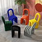Product Category: designer creative chair
Venner material: cloth
Style: Nordic
Filling material: high elastic foam sponge
Applicable occasions: living room, bedroom, hotel, restaurant
Color: light gray, lemon yellow, Ginger yellow, black, dark purple, eme
