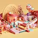 3D c4d cinema4d design Render petertarka china colors