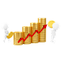 千库网_白金卡通C4D立体金融堆金币的小人_元素编号13384471