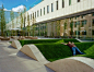 The ground-level lobby garden is a new open space on the Emanuel campus that adds to the principle of creating restorative landscapes alread...