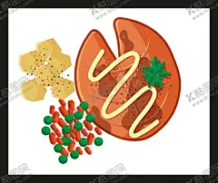 手绘西餐牛排 【酷图网】手绘西餐牛排,手绘牛排,西餐牛排,牛排美食,牛排