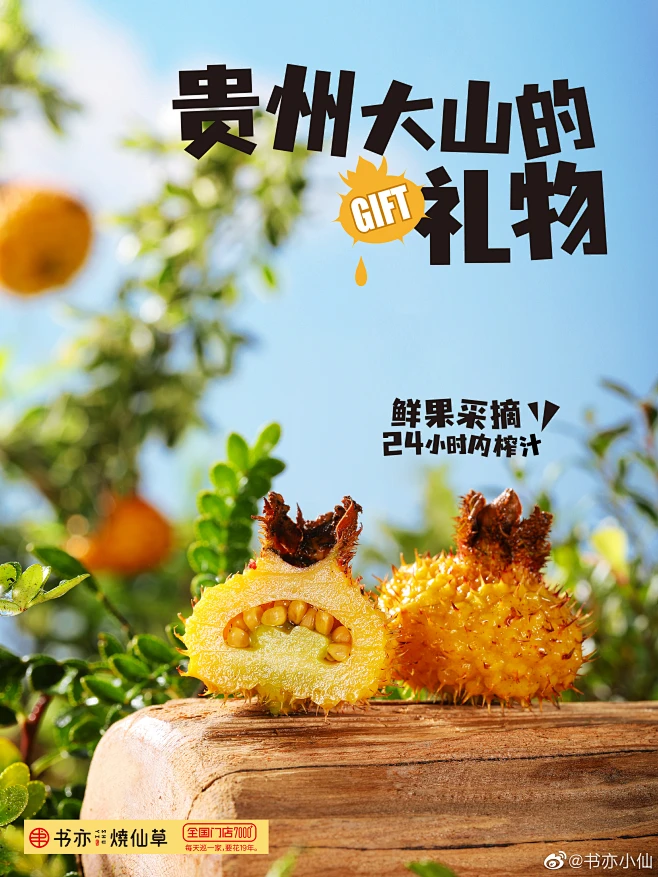 书亦开年上新迎刺梨 来自贵州大山的礼物 1颗刺梨维C≈25颗柠檬 书亦只取头道新鲜汁 每日维C 一杯 ...