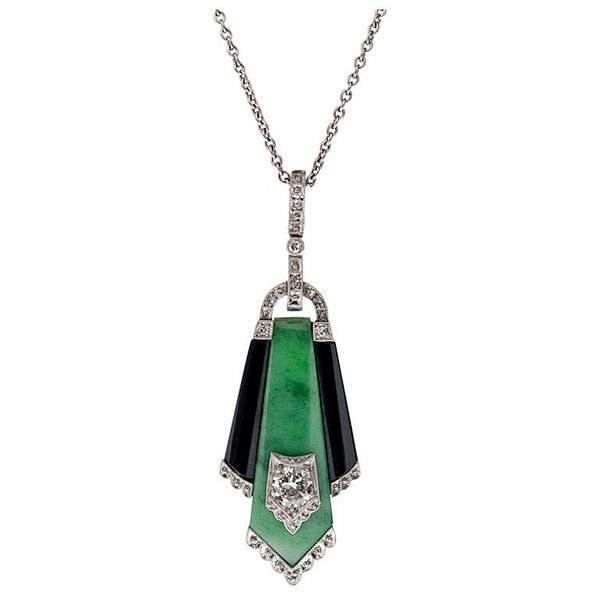 图喜欢:Art Deco Jade On...