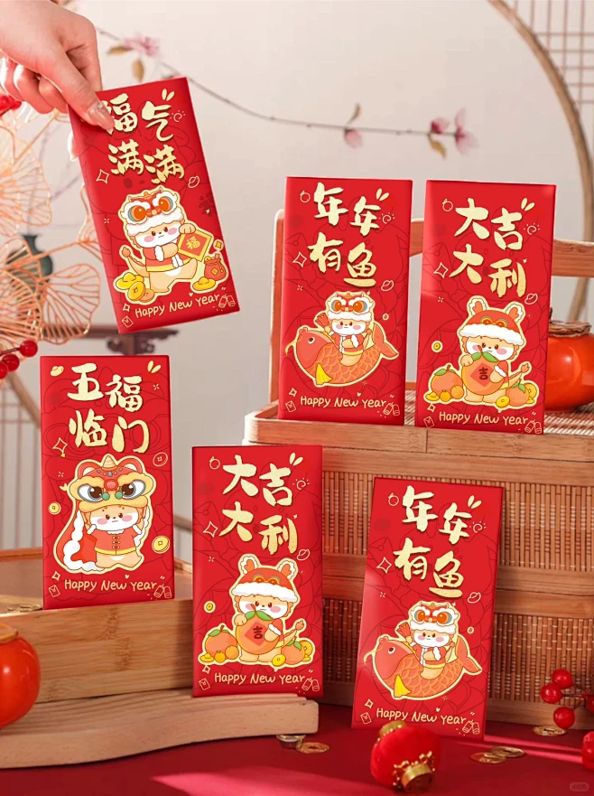 是新一款的龙年红包呀～｜原创图案设计