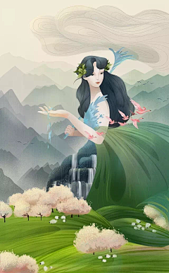在线也不理你采集到插画
