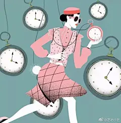 插画岁月静好的插画师
意大利插画师 Sara Ciprandi 的时尚插画作品欣赏 ​​​​