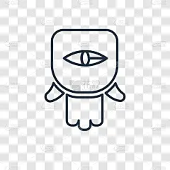 概念,直的,分离着色,图标,轮廓,犹太教,瑜伽,螺线,泰国