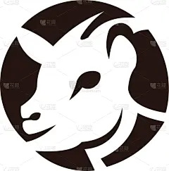 山羊,动物,计算机图标,农场,圣伯纳犬,式样,分离着色,白色,自然,动物园