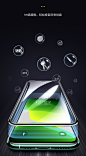 闪魔 苹果11钢化膜iphone11全屏全覆盖11pro气囊膜xs max高清防爆11ProMax手机X防摔XR玻璃保护贴膜-tmall.com天猫