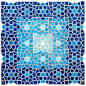 The Mughal Jaali : An ongoing series of paintings based on screen patterns, 'the jaali', in Mughal Architecture.